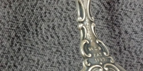 1904 Gleenwood Iowa Mills Co Sterling Silver Souvenir Spoon Antique 19.8 Grams - Picture 14 of 23