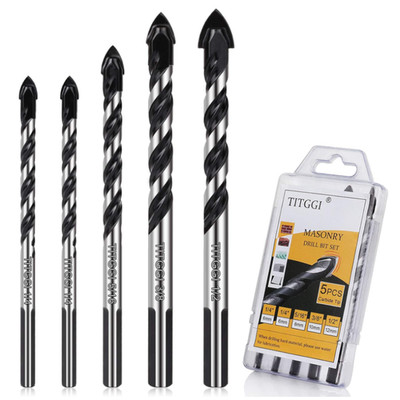 TITGGI Glasbohrer Set 5 Stück Diamantbohrer 1 4 1