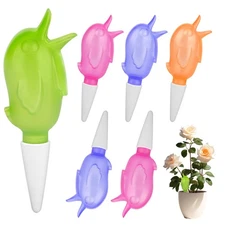 6pcs Bird Shpe Self Watering Spikes Plant Auto Irrigation Watering Drip System