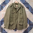 Vintage 1970 M65 Vietnam Military Field Jacket Lined Size Large OG-107 Error