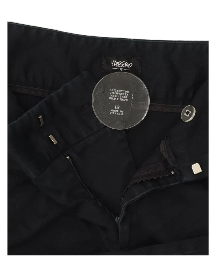 MOSSIMO Womens Bootcut Cargo Trousers US 12 Large W32 L30 Black Cotton DU99 - Image 3 of 3