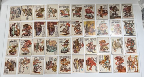 1969 ORIGINAL ODD RODS COMPLETE STICKER SET DONRUSS + 43 Odder Rods ...