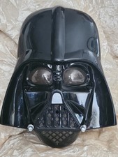 Star Wars KIDS Darth Vader Hard Plastic Costume Face Mask Rubies 2016 Vintage