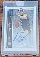 ? Mason Rudolph 2018 Panini One Rookie ON CARD Auto /49 RC SEALED Steelers ?. rookie card picture