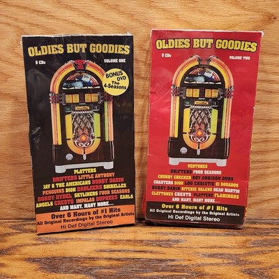 NEW Oldies But Goodies Volumes 1 & 2 (5 CDs Each Set) Vol. Volume One Two Lot