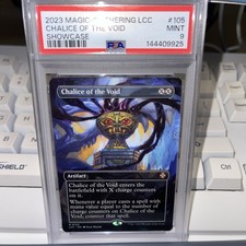 2023 MAGIC LOST CAVERNS OF IXALAN #105 CHALICE OF THE VOID SHOWCASE PSA 9
