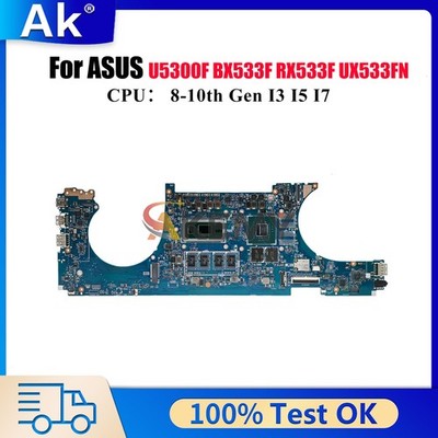 UX533FN Motherboard For ASUS UX533FD BX533F RX533F U5300F Mainboard W/CPU