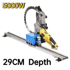 Automatic Ring Saw 5000W 29CM Concrete Wall Cutting Machine + 1.5/2m Guide Rail