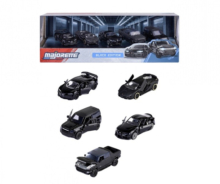 Majorette 8502005000 - Black Edition 5 Pieces Gift Pack - New