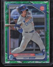 2024 Bowman Chrome #BCP-30 Matt Shaw Lunar Glow