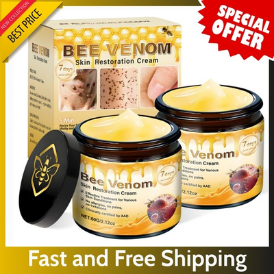 #ad 2 PCS Bee Venom Skin Cream – Anti Wrinkle Rejuvenating Firming Face Treatment. $12.89