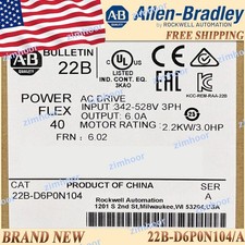 1PC New Sealed AB 22B-D6P0N104/A PowerFlex AC Drive USstock Same Day Ship AB