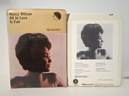 8 TRACK TAPE - NANCY WILSON - ALL IN LOVE IS FAIR - 8 TRACK CARTRIDGE