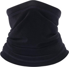 Polar Fleece Neck Warmer - Windproof Winter Neck Gaiter Cold Weather Face Mask f
