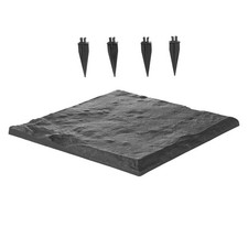 Decorative Stepping Stones with Stakes 4Pcs 1...