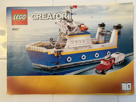 LEGO CREATOR 3 in 1 Transport Ferry (#4997) 100% Complete including all Manuals