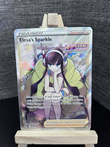 Pokemon TCG Elesa's Sparkle 147/159 Fusion Strike Full Art