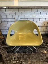 Vintage Cosco Mid Century Modern Child Shell Chair Booster Seat 1960s MCM