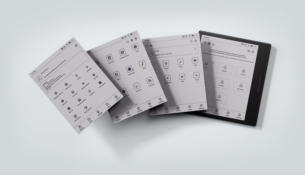 BOOX Go Color 7(Gen1)　※訳あり BOOX GoColor7 Gen1 ケースセット カラー電子書籍リーダー
