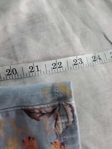 Women Capri Pants Jeans 16 W36 Spring Summer Floral Christie Light Blue MSRP$60 - Picture 6 of 8