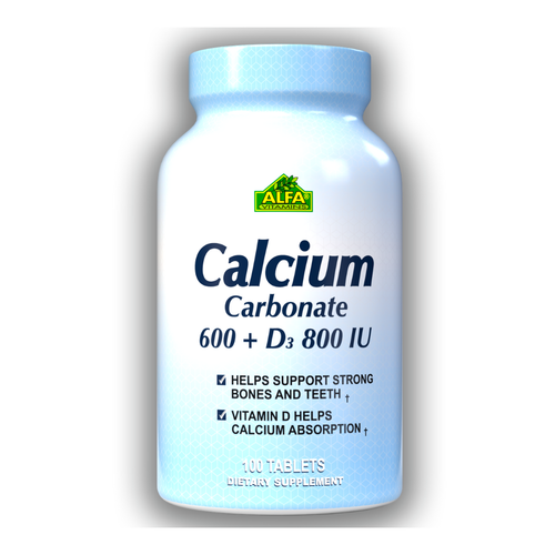 Calcium 600mg With Vitamin D3 100 tablets eBay