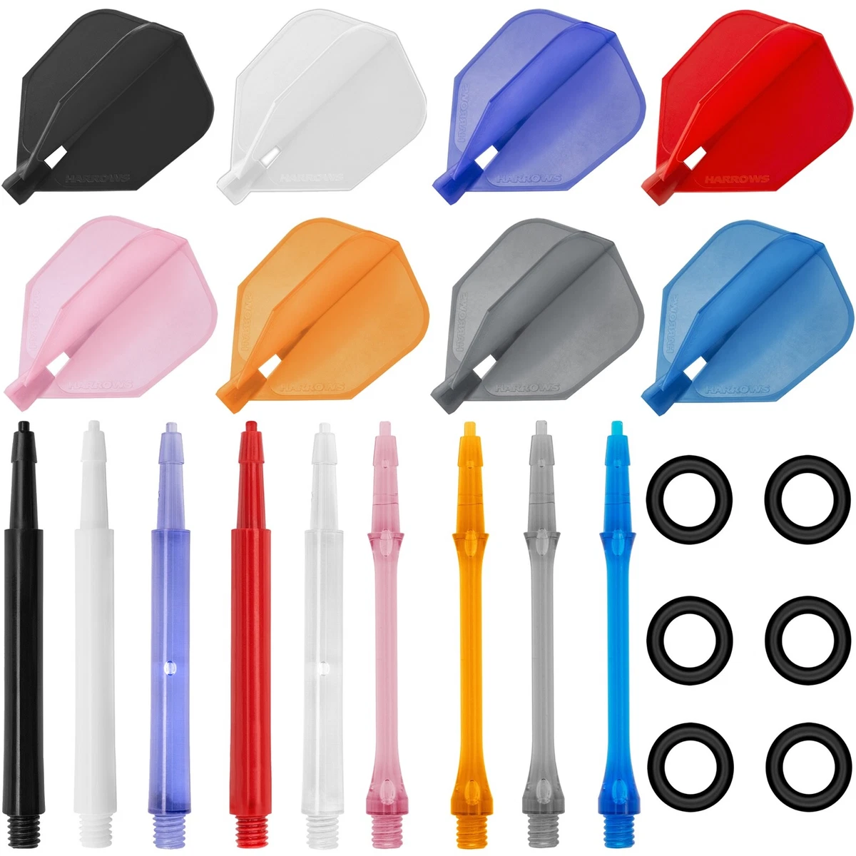 Dart flights and sales shafts