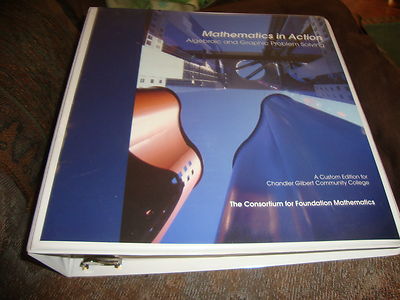 Mathematics in Action Algebraic and Graphic Problem Solving College Pearson 2008