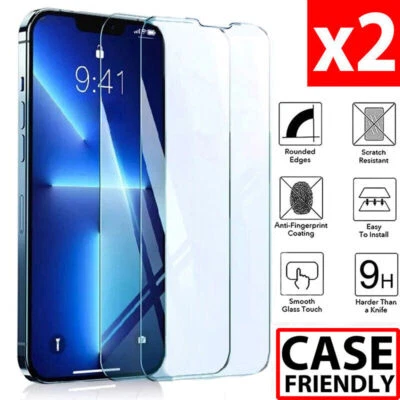 PROMAX Screen Protector For iPhone 16 15 13 12 11 14 XR 17 Pro Max Gorilla Tempered