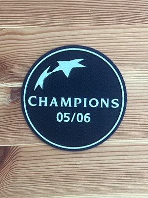 2005-2006 05/06 Barcelona UEFA Champions League Winners Iron On