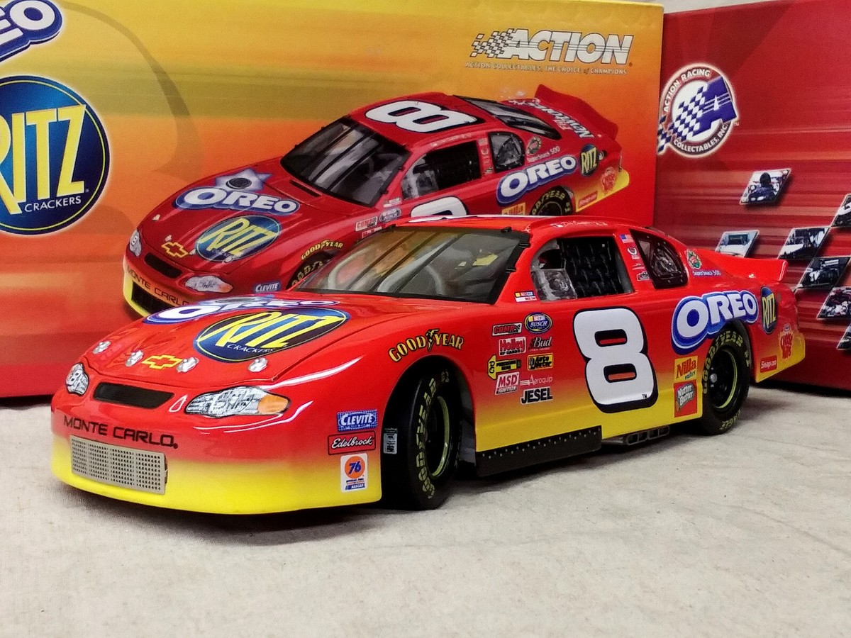 Vintage NASCAR #8 Dale Earnhardt Jr RITZ / OREO 2003 Chevy Monte