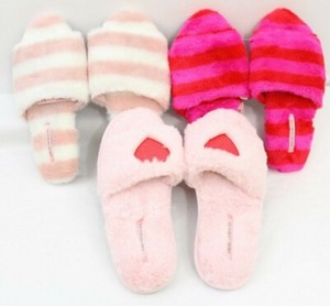 victoria secret heart slippers