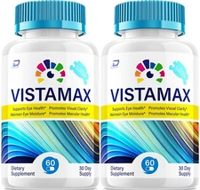 (2 Pack) Vista Max Plus Eye Support Supplement – VistaMax Capsules, Eye Vitamins