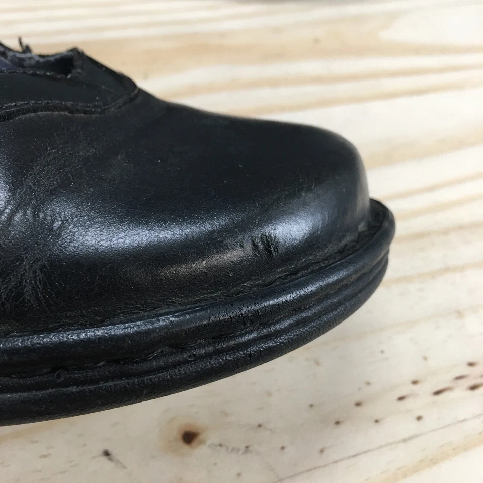 PW Minor Shoes Womens 8 W Milan Casual Comfort Mary Jane Flats Black Leather - Image 4 of 4