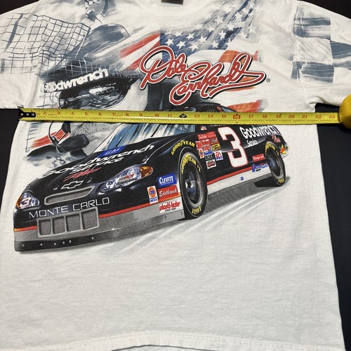 VINTAGE NASCAR CHASE RACING T-SHIRT DALE GAINHARDT Y2K TEE AOP ALL OVER PRINT A56 - Bild 4 von 5