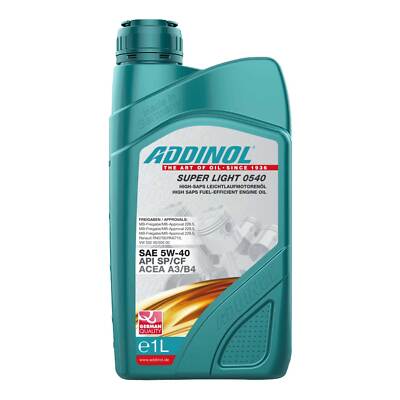 Motoröl Motor Öl ADDINOL 5W-40 Super Light 0540 1 Liter für KIA Mercedes Opel