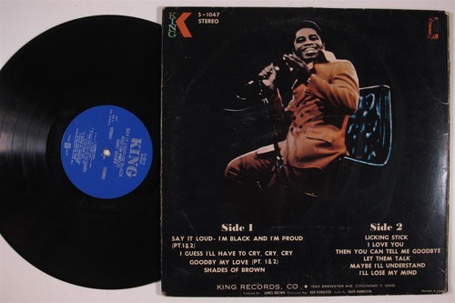 JAMES BROWN Say It Loud - I'm Black And I'm Proud KING LP unipak t - Picture 2 of 2
