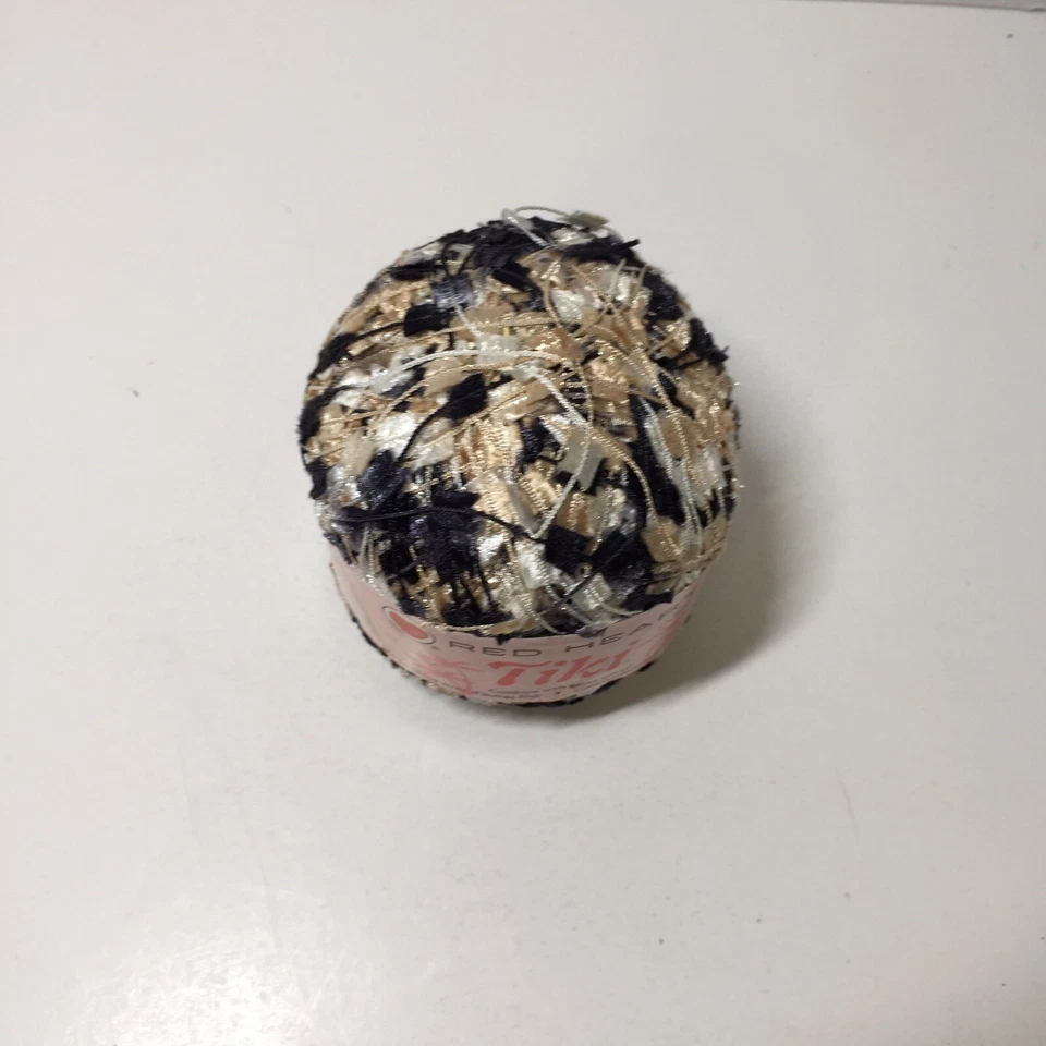 1 Skein Tiki Yarn Red Heart 1.75 oz Neutrals Medium Weight Nylon - Image 2 of 4