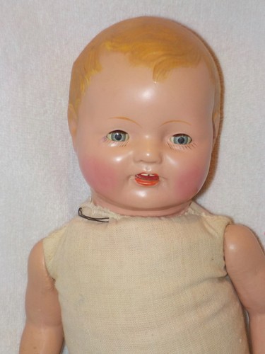 18" Vintage Composition/Cloth Body Baby Doll By Regal Dolls - Picture 7 of 16