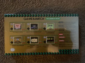 Nintendo Game and Watch Legend of Zelda II Link's Awakening Handheld IN HAND