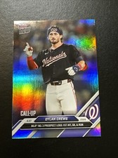2024 MLB Topps NOW 601 SP  DYLAN CREWS NATIONALS ROOKIE CALLUP RC FOIL VARIATION
