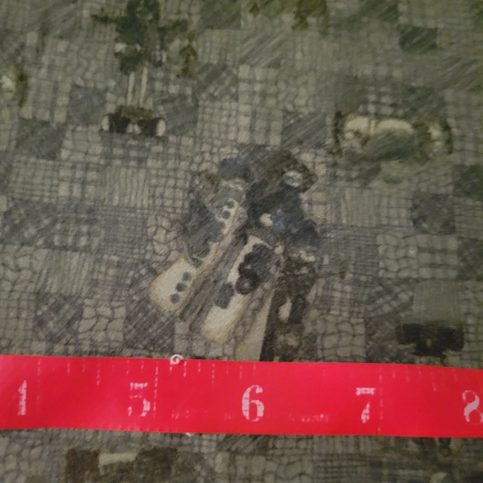 Vintage Light Weight Flannel WELCOME WINTER FRIENDS Sharon Reynolds 1 2/3 YDS - Image 3 of 4