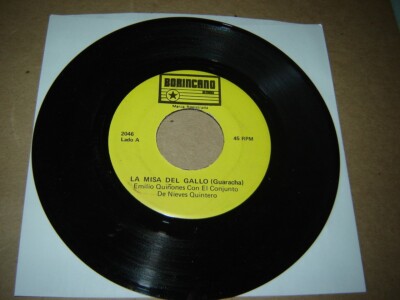 Latin 45 Emilio Quinones - La Misa del Gallo / Ya Llego Navidad Borincano 2046