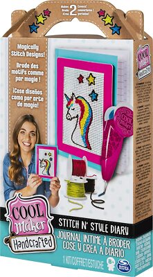 Cool Maker, Handcrafted Stitch N  Style Diary Activity Kit, Makes 2 Covers, for
