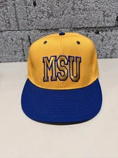 ￼ VTG Mountain State University MSU Pro-Line ball cap 6 7/8 Fitted Made In USA