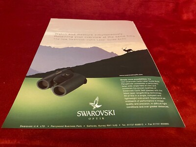 PGUN2 WERBUNG 11X8 SWAROVSKI OPTIK LASER GUIDE 8X30