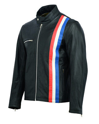 Rksports Steve mcqueen Fashion Leather Motorcycle Motorbike Jacket | eBay