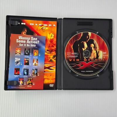 xXx (DVD, 2002) Vin Diesel, Asia Argento, Marton Csokas, Samuel L