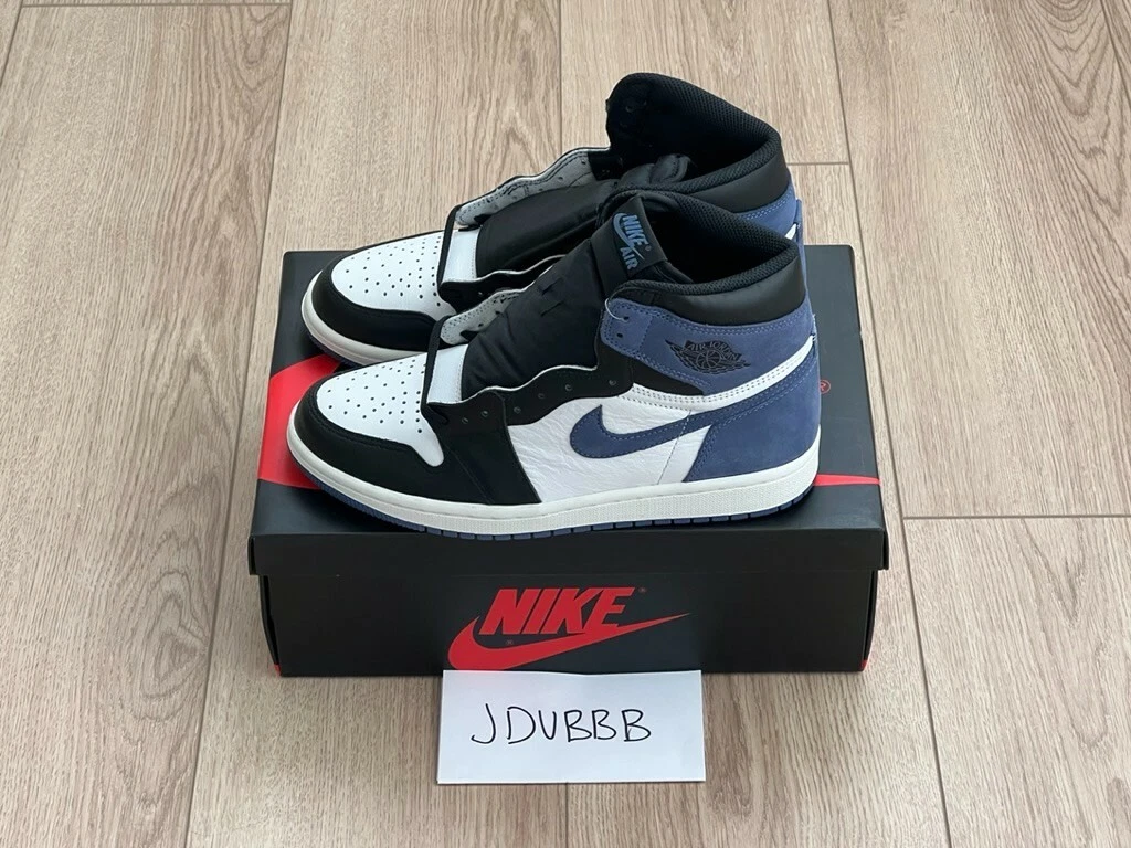 Nike Air Jordan 1 Retro High Blue Moon 555088-115 Size 7.5 In Hand