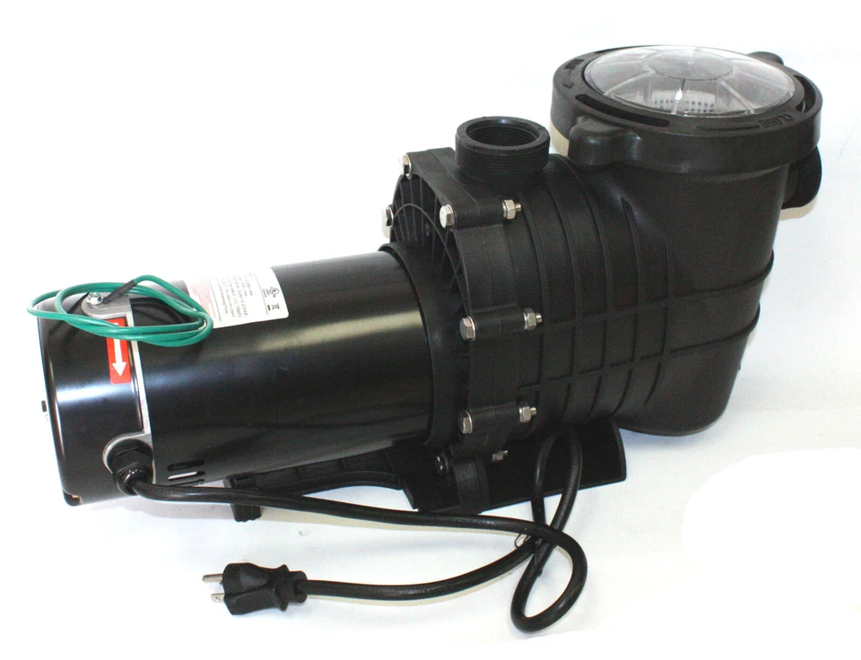 Dual Voltage 110/240V 4700 GPH Circulation Swimming Pool Pump 1100 Watt 1.5Hp - Image 2 of 4