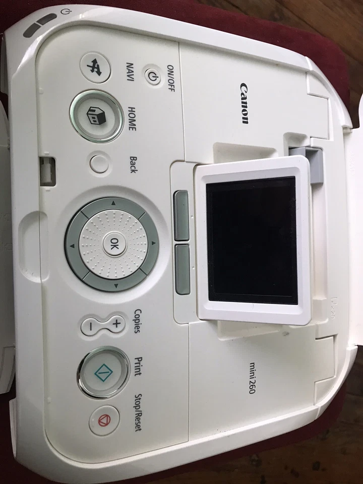 Canon Pixma Mini 260 Portable Photo Inkjet Printer With Power Cable (Not Tested) - Image 3 of 4